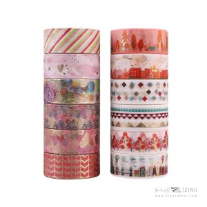 چسب نواری فانتزی واشی طلاکوب کد444