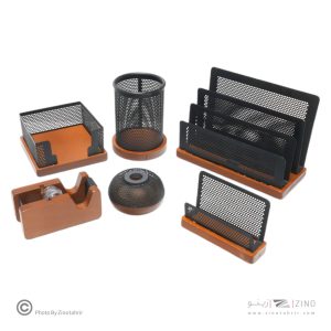 ست رومیزی 6تکه چوب وفلز