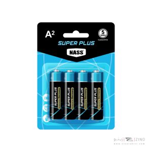 باتری قلمی4عددی سوپر پلاس کارت ناس کد413