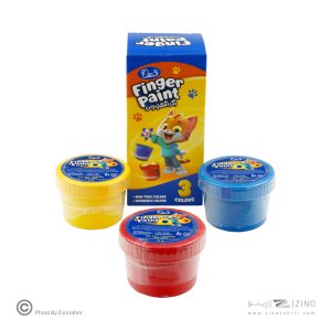 رنگ انگشتی3رنگ55گرم پارس