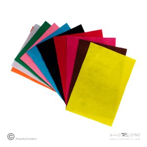 نمد10رنگ  A4 صبا(10)