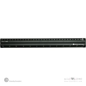 خط کش اشل  مهندسی عمران تخت بدنه  آلومینیوم  مشکی MORSA بومیران