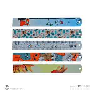 خط کش 20سانت فانتزی فلزی آلپر