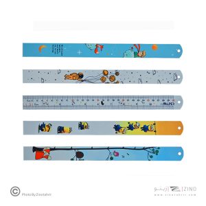 خط کش 30سانت فانتزی فلزی آلپر