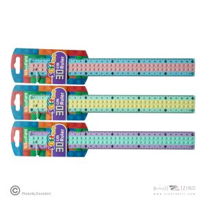 خط کش30سانت لگویی پاستلی اسکول فنز کد923303