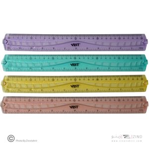 خط کش30سانت ژله ای (پاستلی) وست کدFB9269