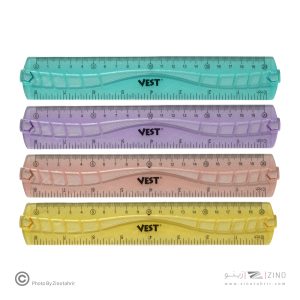 خط کش20سانت ژله ای(پاستلی) وست کدFB6268