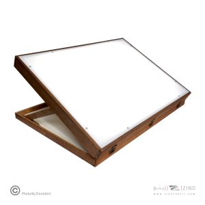 میز نور 70*50 شیب دار (کاوردار) دنا