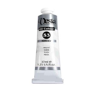 رنگ روغن 37میل وستاکد53 SILVER