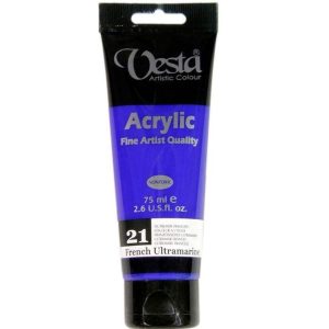 رنگ اکریلیک 75میل وستا کد21
