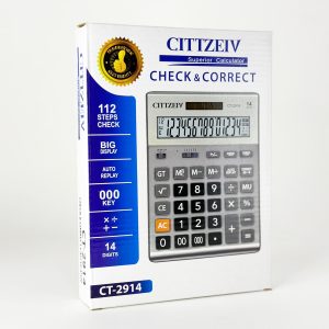 ماشین حساب رومیزی3صفر14رقم سی تی کدCT-2914