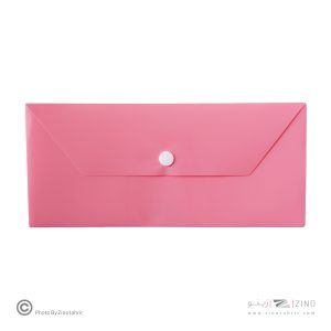 پاکت دکمه دار ملخی صورتی سوپربایند