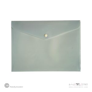 پاکت دکمه دار A4 طوسی لیام