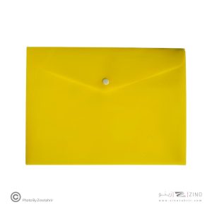 پاکت دکمه دار A4 زرد لیام