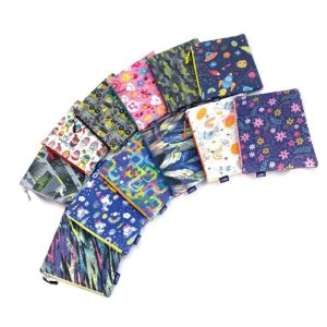 پاکت پارچه ای A4 زیپ دار فانتزی زوم کدZ-676514