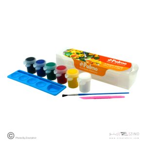 گواش 6رنگ پیوسته طلقی پالمو کد4205