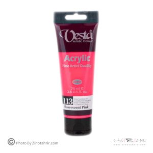 رنگ اکریلیک 75میل رنگ خاص وستا کد113