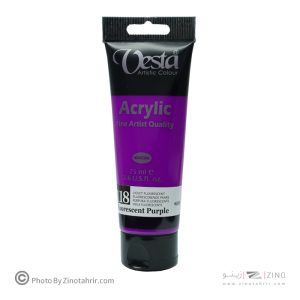 رنگ اکریلیک 75میل رنگ خاص وستا کد118