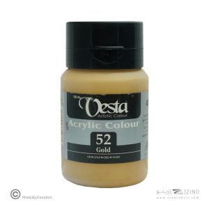 اکریلیک 250میل  وستا کد52طلایی خاص