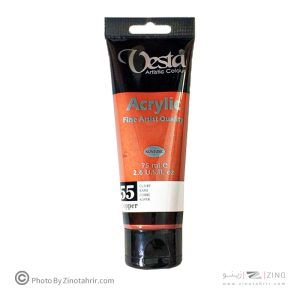 رنگ اکریلیک 75میل رنگ خاص وستا کد55مسی