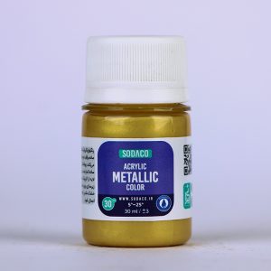 اکریلیک متالیک30میل سوداکو طلایی کد00291