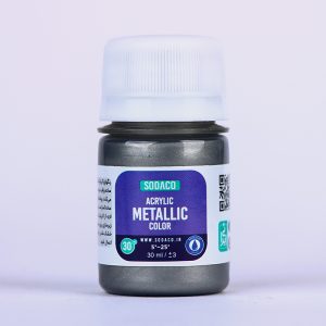 اکریلیک متالیک30میل سوداکو نقره ای سیر کد00296