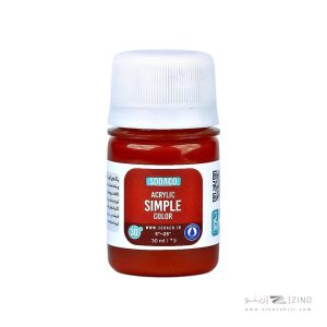 اکریلیک ساده30میل سوداکو زرشکی کد00301