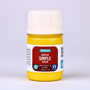 اکریلیک ساده30میل سوداکو لیمویی کد00307