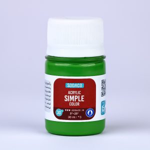 اکریلیک ساده30میل سوداکو سبز روشن کد00311