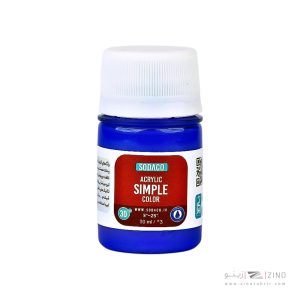 اکریلیک ساده30میل سوداکو آبی لاجوردی کد00316