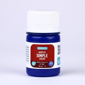 اکریلیک ساده30میل سوداکو آبی کد00321