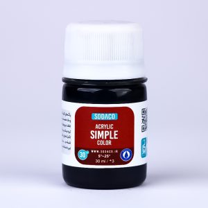 اکریلیک ساده30میل سوداکو مشکی کد00324
