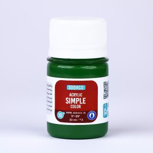 اکریلیک ساده30میل سوداکو سبز کد00337