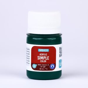 اکریلیک ساده30میل سوداکو سبز سیر کد00343