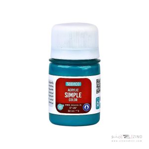 اکریلیک ساده30میل سوداکو فیروزه ای سیر کد00349