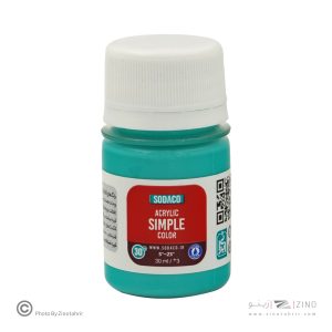 اکریلیک ساده30میل سوداکو ویردین کد00360