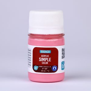 اکریلیک ساده30میل سوداکو صورتی کد00394