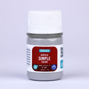 اکریلیک ساده30میل سوداکو طوسی کد00395
