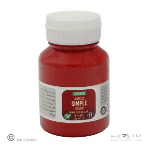 اکریلیک ساده125میل سوداکو  قرمز کد02306