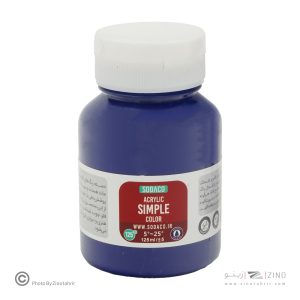 اکریلیک ساده125میل سوداکو آبی کد02321