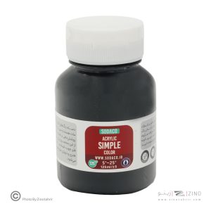 اکریلیک ساده125میل سوداکو  مشکی کد02324