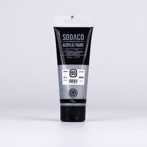 اکریلیک متالیک تیوبی75میل سوداکو متالیک نقره ای کد08295