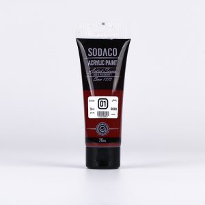 اکریلیک ساده تیوپی75میل سوداکو زرشکی کد08301