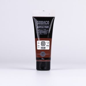 اکریلیک ساده تیوپی75میل سوداکو قهوه ای روشن کد08302