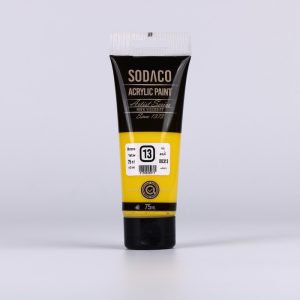 اکریلیک ساده تیوپی75میل سوداکو زرد کروم کد08313