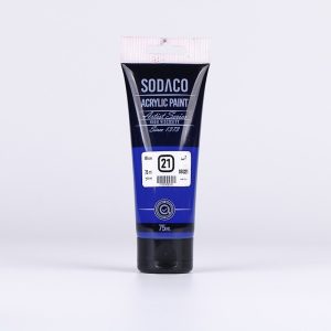 اکریلیک ساده تیوپی75میل سوداکو آبی کد08321