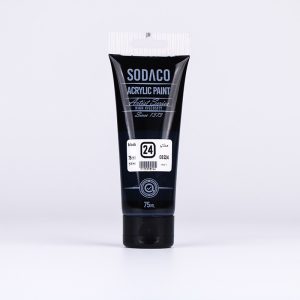 اکریلیک ساده تیوپی75میل سوداکو مشکی کد08324