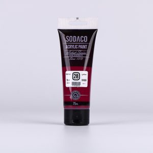 اکریلیک ساده تیوپی75میل سوداکو سرخابی کد08328