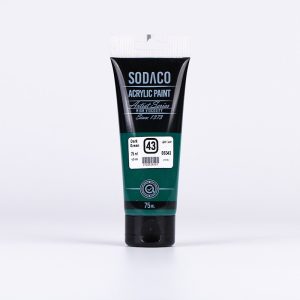 اکریلیک ساده تیوپی75میل سوداکو سبز سیر کد08343