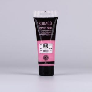 اکریلیک ساده تیوپی75میل سوداکو صورتی کد08394